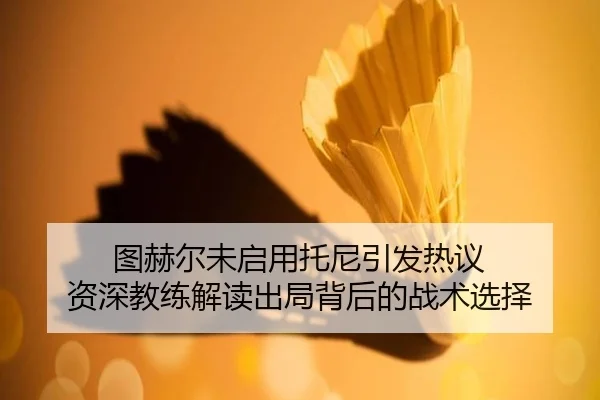 图赫尔未启用托尼引发热议 资深教练解读出局背后的战术选择