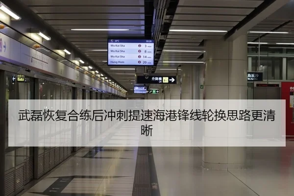 武磊恢复合练后冲刺提速海港锋线轮换思路更清晰